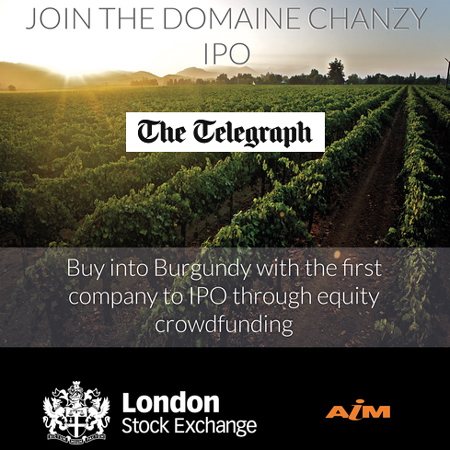 Buy a stake in vineyard Domaine Chanzy for the cost of a bottle of wine