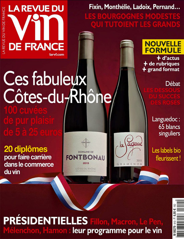 Domaine Chanzy in la Revue du Vin de France